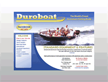 Tablet Screenshot of duroboat.com